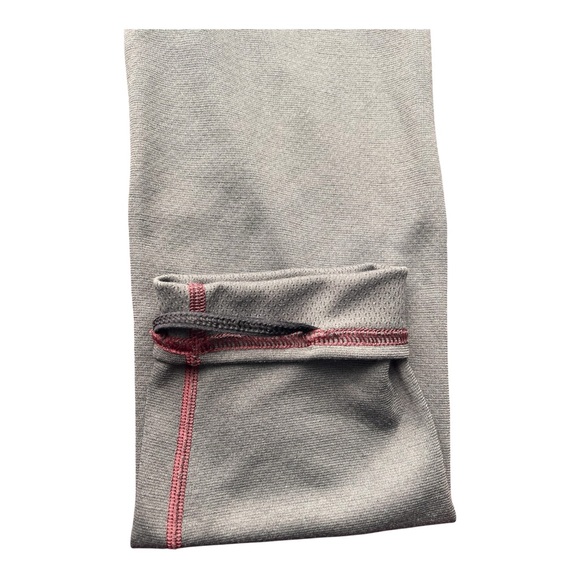 Patagonia Polartec Maroon Grey Color Block‎ Athletic Long Sleeve Pullover size M - Picture 5 of 9